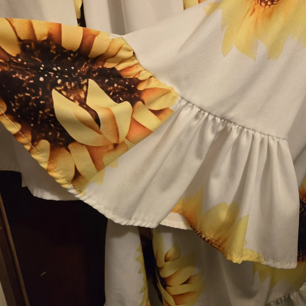 Sunflower Off-Shoulder Ruffle Tunic - Picture 5 of 5